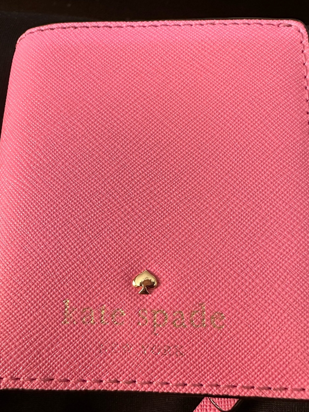 Kate Spade Juliette Small Bifold Wallet in pink Saffiano leather - Picture 8 of 8